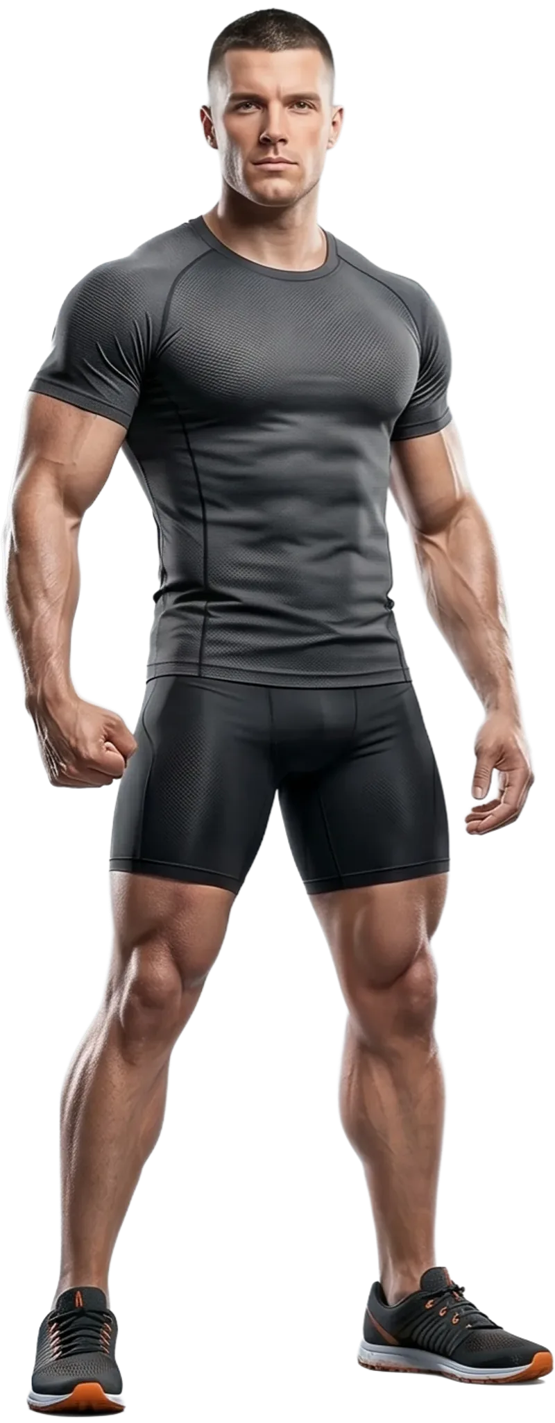 GetItDone body map — the in-app model with tappable muscle zones